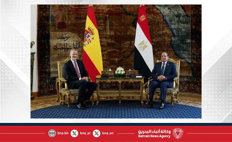 الرئيس المصري يبحث مع ملك إسبانيا تعزيز العلاقات الثنائية