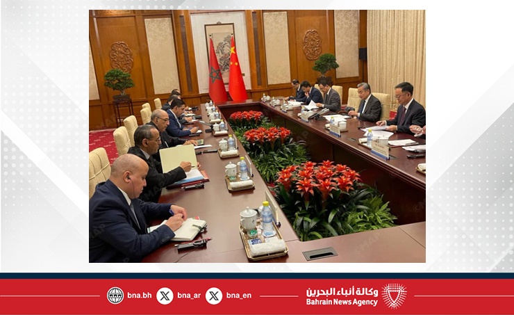 وزير الخارجية الصيني يبحث مع نظيره المغربي تعزيز التعاون الثنائي