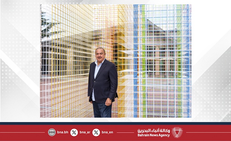 Bahraini artist showcases steel installation at Istanbul fair