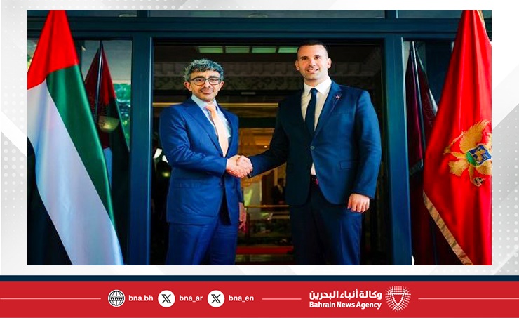وزير الخارجية الإماراتي يلتقي رئيس وزراء مونتينيجرو لبحث العلاقات الثنائية