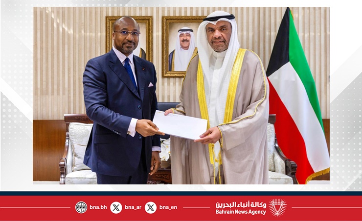 أمير الكويت يتلقى رسالة خطية من رئيس الكونغو تتصل بالعلاقات بين البلدين