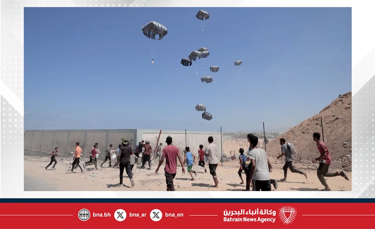 دولة الإمارات تنفذ الإنزال الجوي للمساعدات الـ 78 فوق قطاع غزة