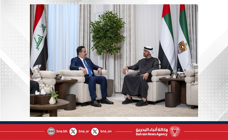 رئيس دولة الإمارات ورئيس وزراء العراق يبحثان علاقات البلدين والتطورات الإقليمية