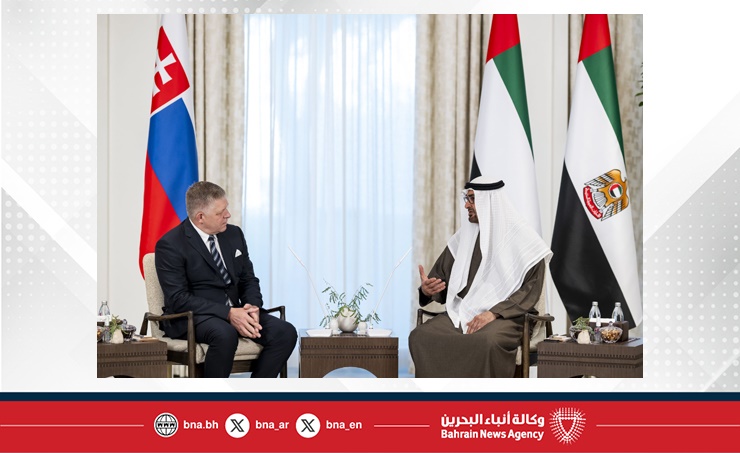 رئيس دولة الإمارات يبحث مع رئيس وزراء سلوفاكيا علاقات التعاون الثنائي