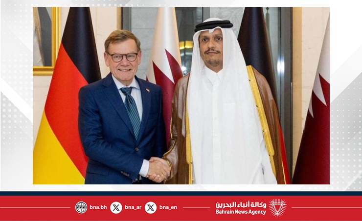 رئيس وزراء قطر يبحث مع وزير خارجية ألمانيا تعزيز التعاون وتطورات المنطقة