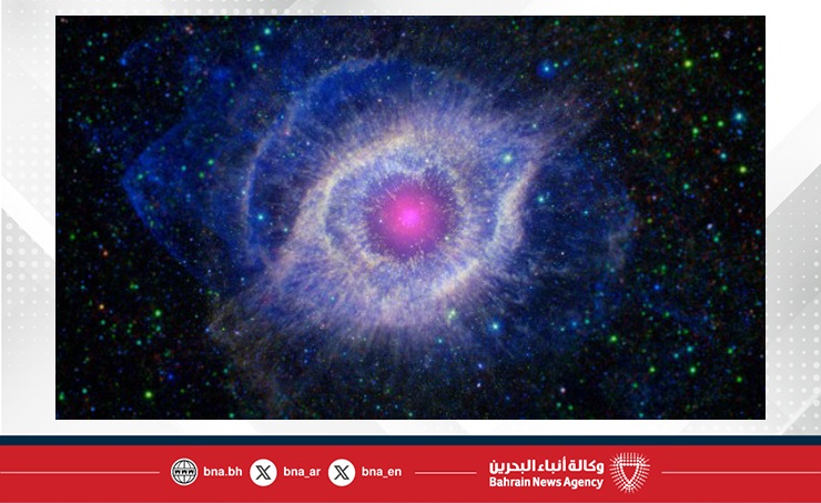 رصد سديم "هيلكس" الكوكبي بتقنيات متقدمة في سماء رفحاء السعودية