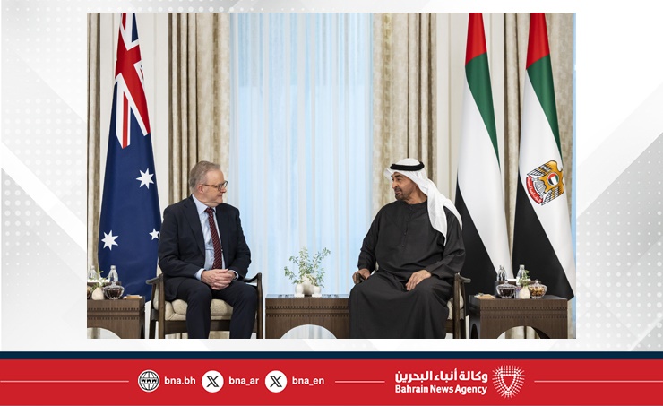 رئيس دولة الإمارات يبحث مع رئيس وزراء كومنولث أستراليا تعزيز الشراكة الاقتصادية بين البلدين