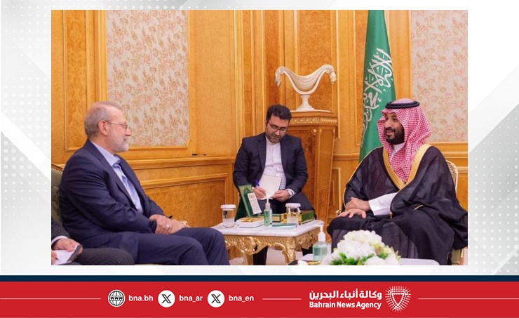 ولي العهد السعودي وأمين مجلس الأمن القومي الإيراني يبحثان الأوضاع الإقليمية