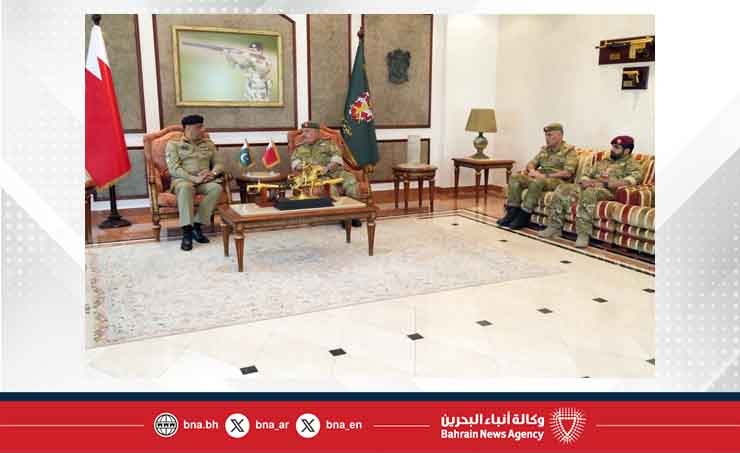 مدير أركان الحرس الوطني يستقبل مدير عام الأركان المشتركة للقوات المسلحة الباكستانية