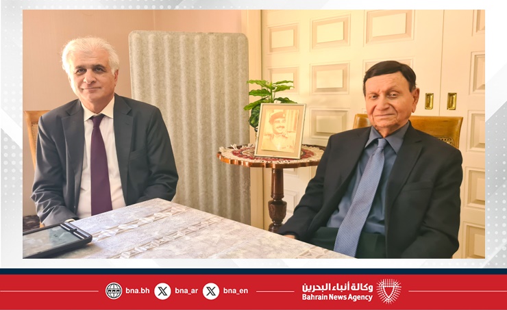 مستشار جلالة الملك للشؤون الاقتصادية يستقبل الدكتور جاسم حاجي جاسم