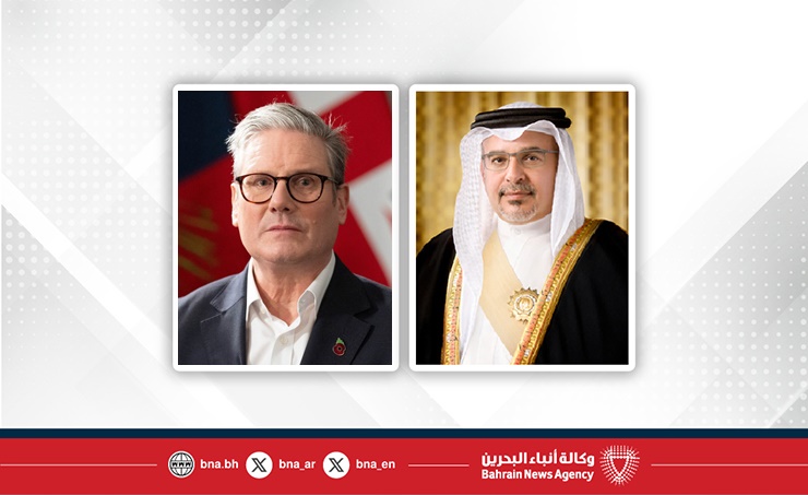 سمو ولي العهد رئيس مجلس الوزراء يتلقى اتصالاً هاتفياً من رئيس وزراء المملكة المتحدة وإيرلندا الشمالية