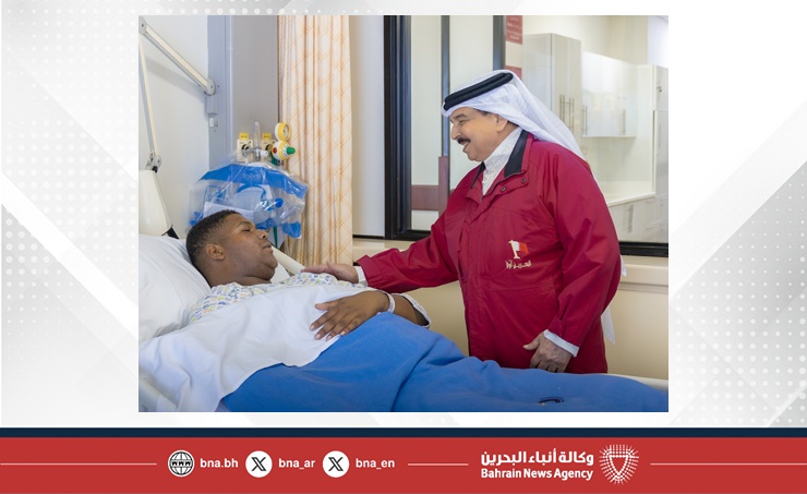 HM King and Supreme Commander of the Armed Forces visits the injured in hostile Iranian attacks