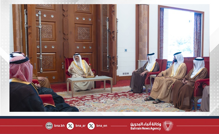 جلالة الملك المعظم يستقبل صاحب السمو الملكي الأمير فيصل بن سلمان بن عبد العزيز آل سعود المستشار الخاص لخادم الحرمين الشريفين