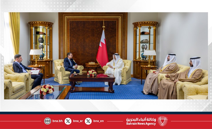 خلال لقائه السفير الألماني لدى المملكة.. نائب رئيس مجلس الوزراء يؤكد عمق علاقات الصداقة التي تجمع البحرين وألمانيا