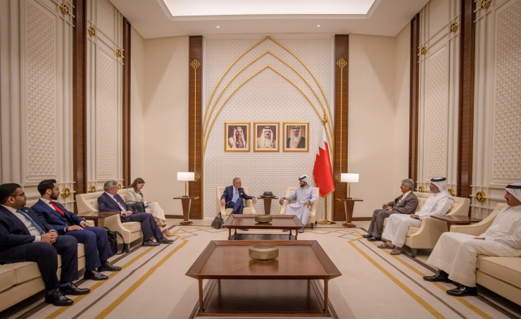 HH Shaikh Nasser bin Hamad Al Khalifa receives UNGA President