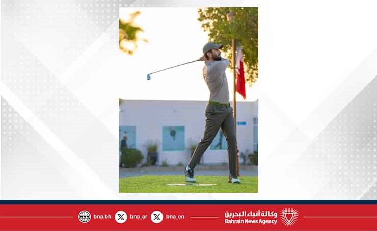 سمو الشيخ ناصر بن حمد يحرز المركز الأول في بطولة سلاح الجو الملكي البحريني السادسة للجولف