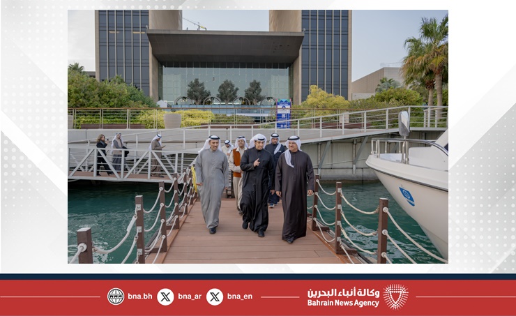 وزير الإعلام والثقافة بدولة الكويت الشقيقة يزور مهرجان ليالي المحرق