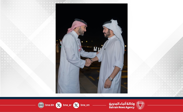 HH Shaikh Khalid bin Hamad arrives in Riyadh to attend Islamic Solidarity Games