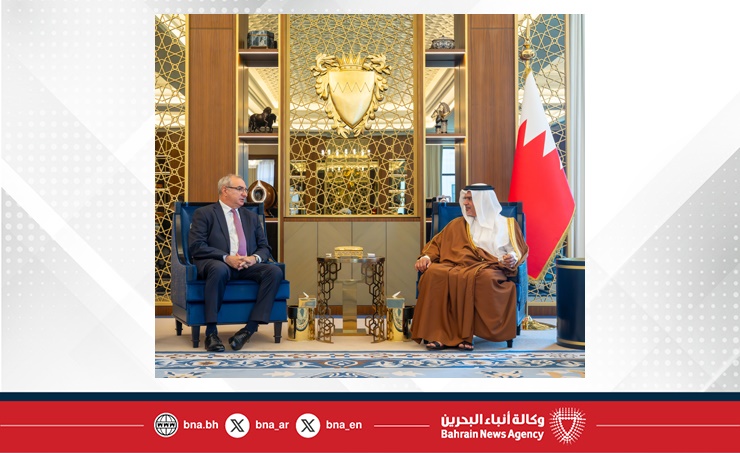 HRH the Crown Prince Prime Minister receives the outgoing Ambassador of the State of Israel to the Kingdom of Bahrain