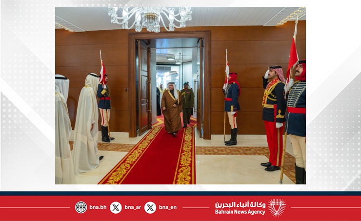 HRH the Crown Prince and Prime Minister arrives in the Kingdom of Bahrain