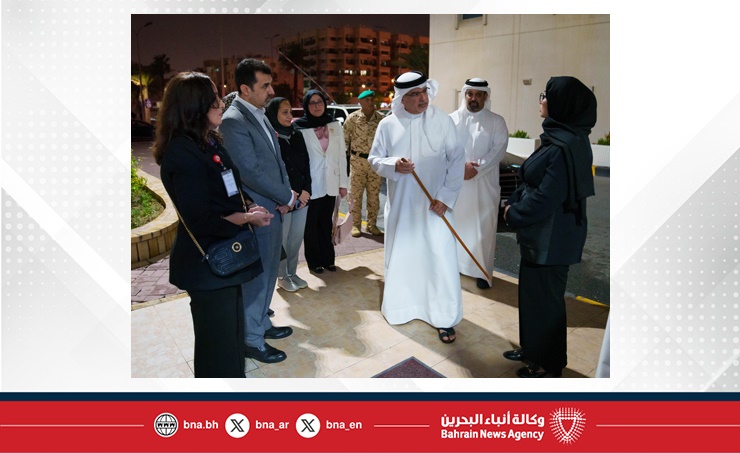 HRH the Crown Prince and Prime Minister visits the injured residents of Sitra