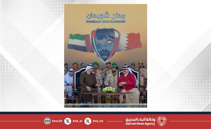 HM King, HH UAE President attend joint Bahrain-UAE military exercise "Rabdan Shuwaiman"