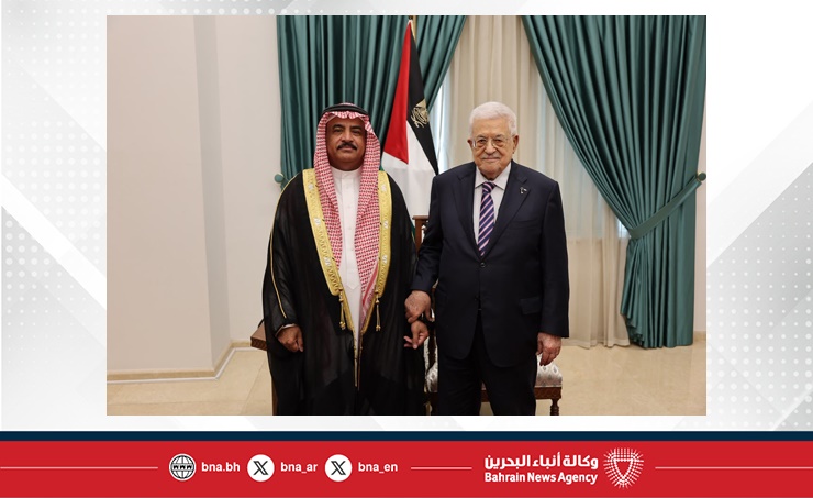 Bahrain's Royal Humanitarian Foundation visits Palestinian President