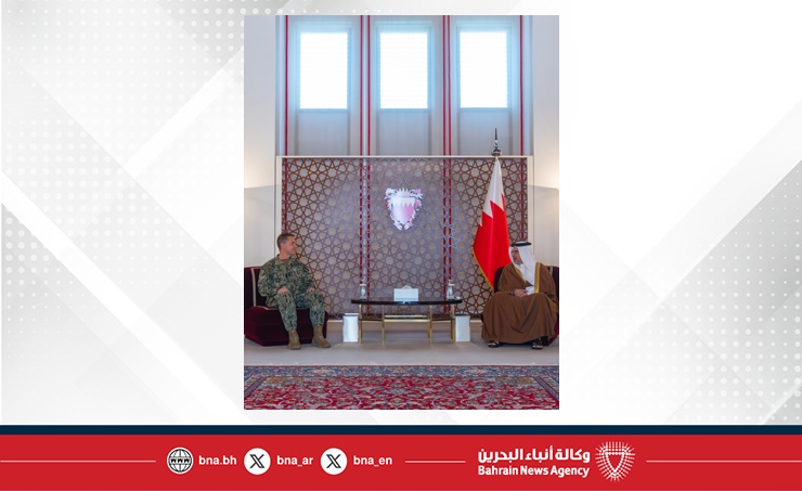 HRH the Crown Prince, Deputy Supreme Commander of the Armed Forces, and Prime Minister, meets with the Commander of the US Central Command