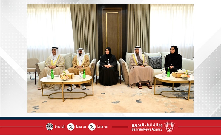 على هامش أعمال الدورة الثانية من منتدى النساء البرلمانيات ... رئيس المجلس الوطني الاتحادي الإماراتي يستقبل وفد الشعبة البرلمانية لمملكة البحرين