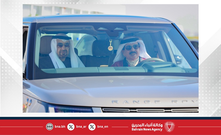 HM King bids farewell to HH UAE President