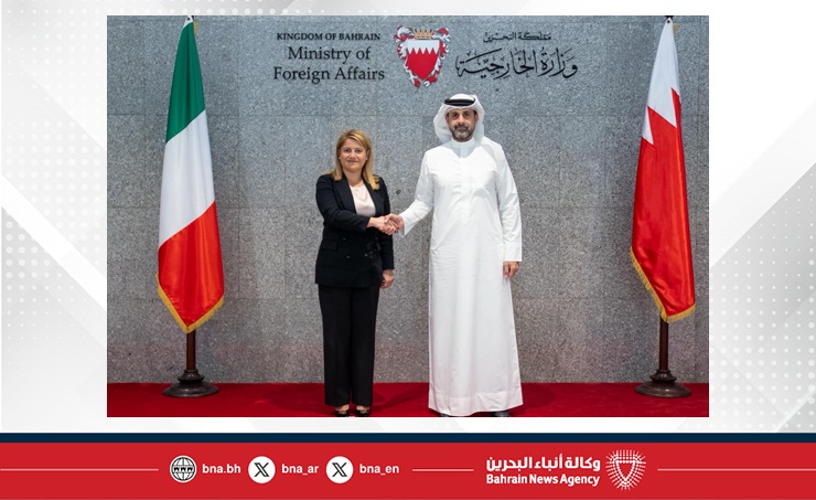 Third round of political consultations between Bahrain and Italy conveyed