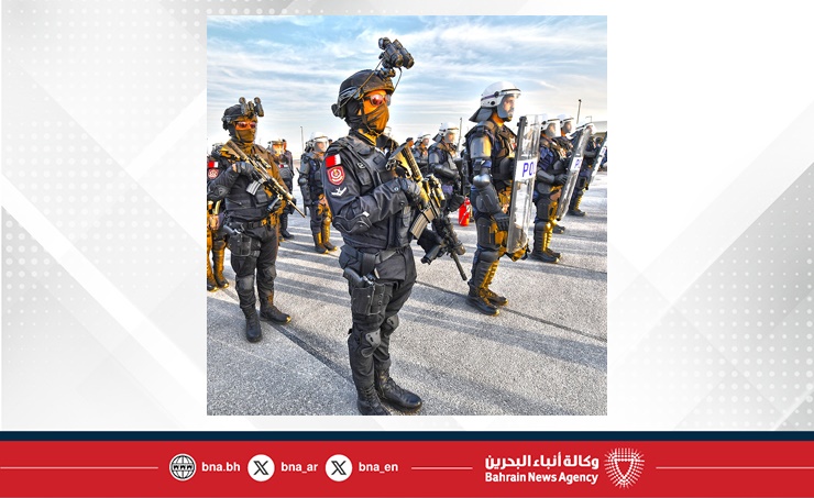 Bahraini police personnel arrive in Qatar for “Arabian Gulf Security 4” exercise