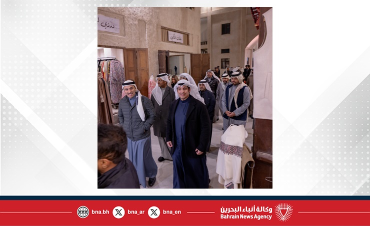 وزير الإعلام والثقافة بدولة الكويت الشقيقة يزور القرية التراثية