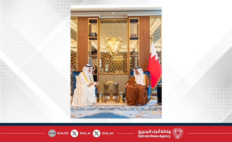 HRH the Crown Prince and Prime Minister meets the Minister of Labour to inquire about his well-being