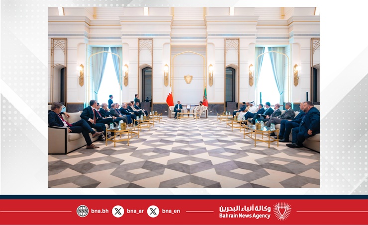 سمو الشيخ ناصر بن حمد آل خليفة يستقبل وفد الجمعية البرلمانية لحلف شمال الأطلسي (الناتو)