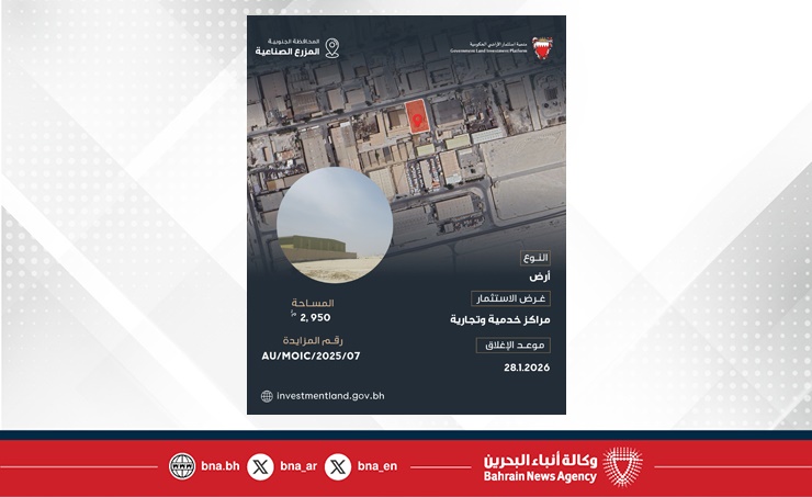 بالتزامن مع معرض سيتي سكيب البحرين 2025.. رئيس لجنة استثمار الأراضي الحكومية: طرح 10 فرص استثمارية جديدة عبر منصة استثمار الأراضي الحكومية