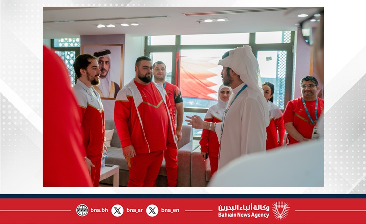 أشاد بأداء منتخب الكرة الطائرة..خالد بن حمد يزور القرية الرياضية لدورة ألعاب التضامن الإسلامي ويلتقي المنتخبات والبعثة الإدارية
