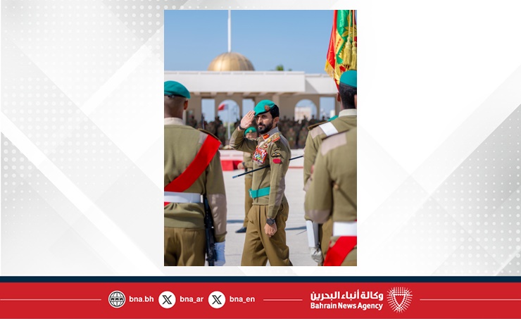 سمو الشيخ ناصر بن حمد آل خليفة يرعى حفل تخريج إحدى دورات المستجدين بالحرس الملكي