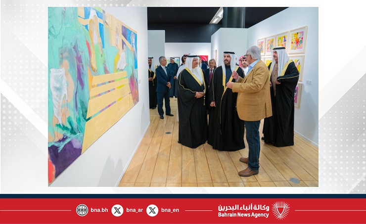 نيابة عن سمو ولي العهد رئيس مجلس الوزراء ... سمو الشيخ محمد بن سلمان بن حمد يفتتح معرض البحرين السنوي للفنون التشكيلية الثاني والخمسين