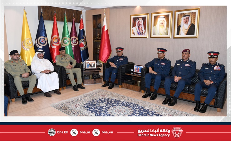 رئيس الأمن العام يستقبل مدير عام الأركان المشتركة للقوات المسلحة الباكستانية