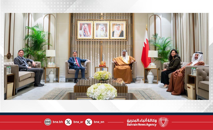 وزير المالية والاقتصاد الوطني يستقبل سفير جمهورية ألمانيا الاتحادية لدى مملكة البحرين