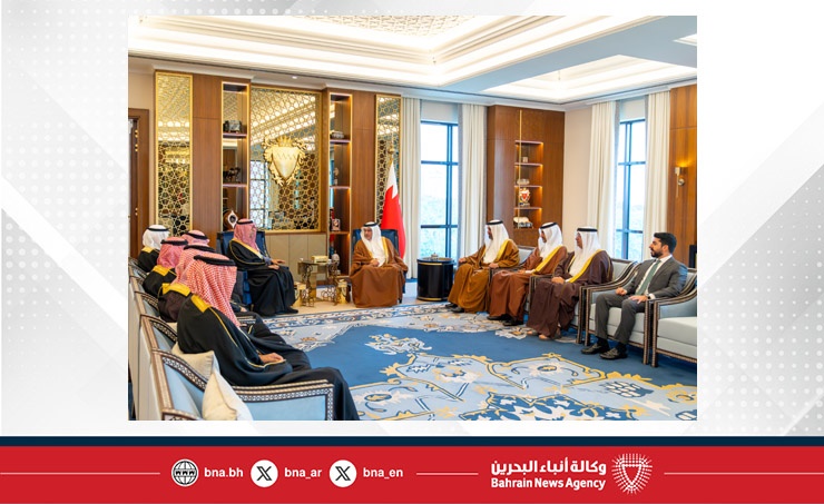HRH the Crown Prince and Prime Minister meets with the Chairman of the ...