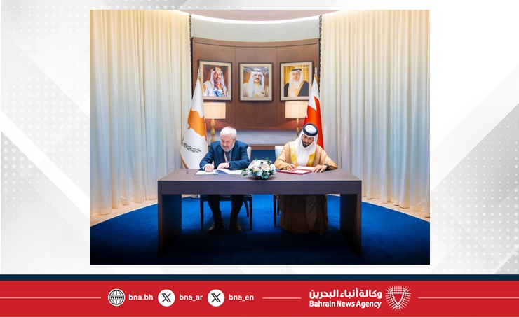 سمو الشيخ ناصر بن حمد آل خليفة يوقع مذكرة تفاهم أمنية مع مجلس الأمن القومي القبرصي