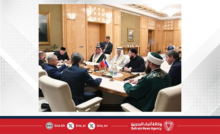رئيس جمهورية تتارستان الروسية يستقبل رئيس المجلس الأعلى للشؤون الإسلامية