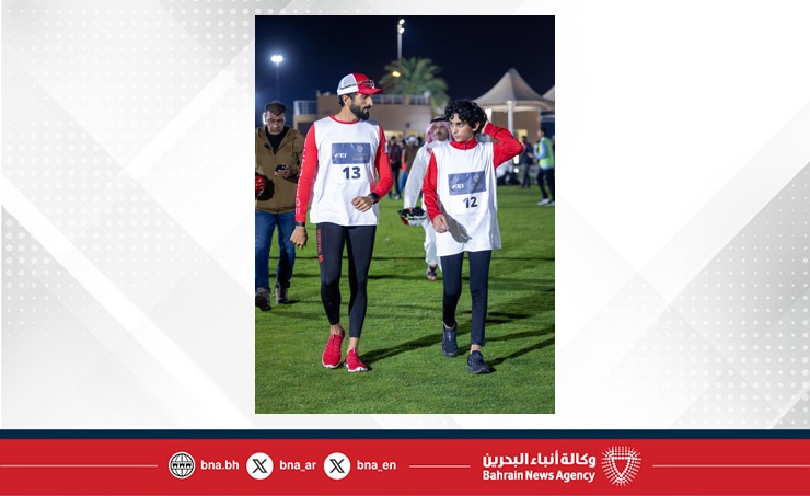 بمشاركة أنجال سموه وعبدالله بن خالد بن حمد..ناصر بن حمد يشارك في السباق التأهيلي الدولي للقدرة