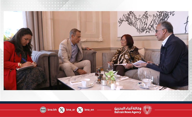 العوضي تبحث مستجدات جائزة صاحبة السمو العالمية لتمكين المرأة مع المدير الإقليمي بالإنابة لمكتب هيئة الأمم المتحدة للمرأة بالدول العربية