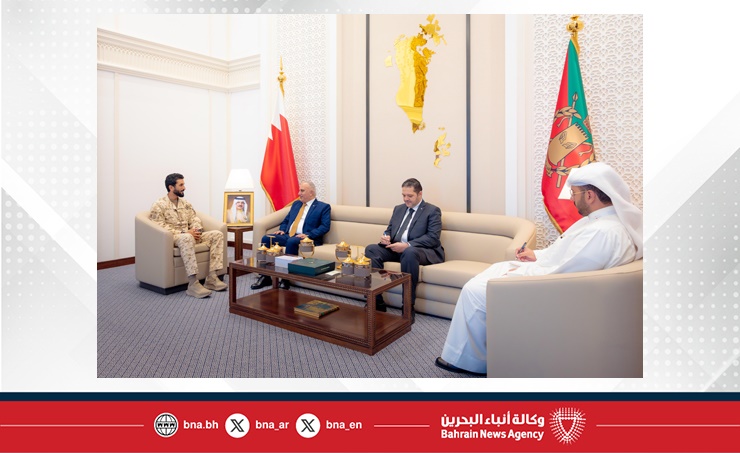 سمو الشيخ ناصر بن حمد آل خليفة يستقبل سفير دولة فلسطين لدى مملكة البحرين