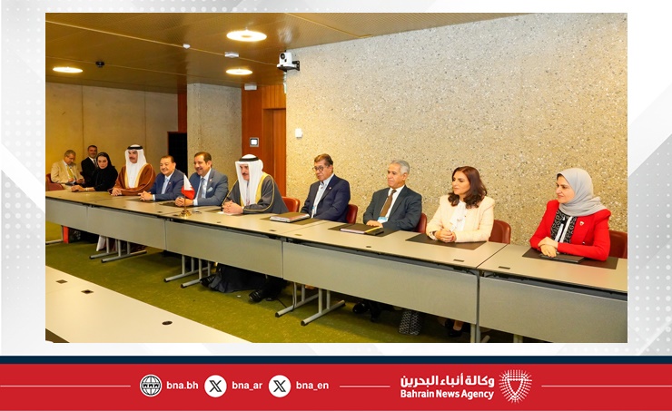خلال لقائه رئيس المستشارين المغربي على هامش اجتماعات البرلماني الدولي بـ جنيفرئيس مجلس النواب: العلاقات البحرينية المغربية تتميز بعمق تاريخي وروابط أخوية تحظى بدعم قيادتي المملكتين الشقيقتين خلال لقائه رئيس المستشارين المغربي على هامش اجتماعات البرلماني الدولي بـ جنيفرئيس مجلس النواب: العلاقات البحرينية المغربية تتميز بعمق تاريخي وروابط أخوية تحظى بدعم قيادتي المملكتين الشقيقتين