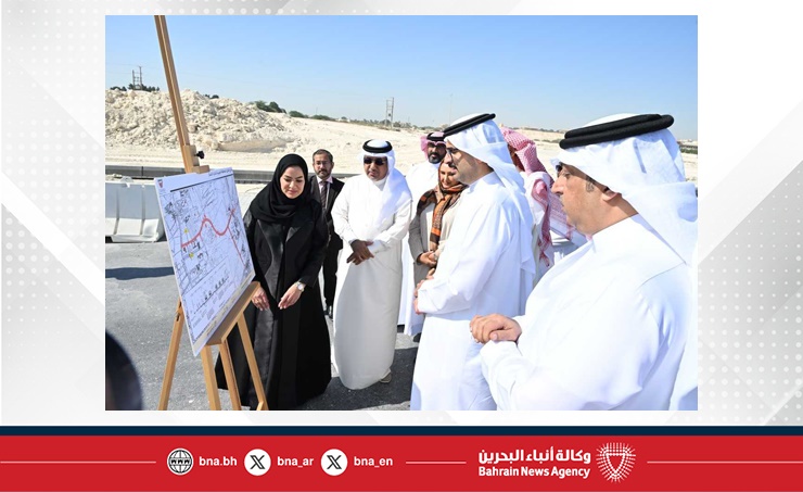 محافظ المحافظة الجنوبية يتفقد عدد من المشاريع الخدمية والتنموية بمدينة الرفاع