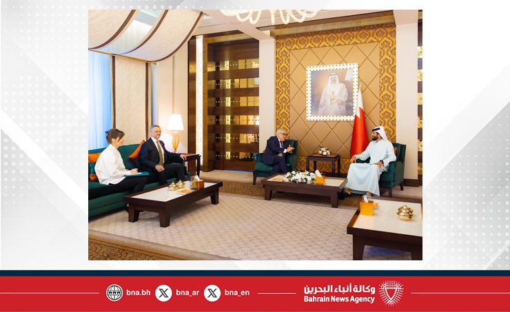 سمو الشيخ ناصر بن حمد آل خليفة يستقبل نائب وزير الخارجية الروسي ويؤكد عمق التعاون بين البلدين